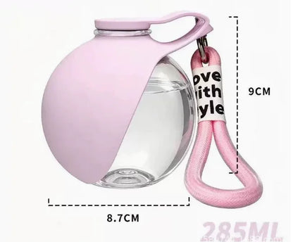 HAPPY PETS™ Portable Dog Water Bottle with Bowl