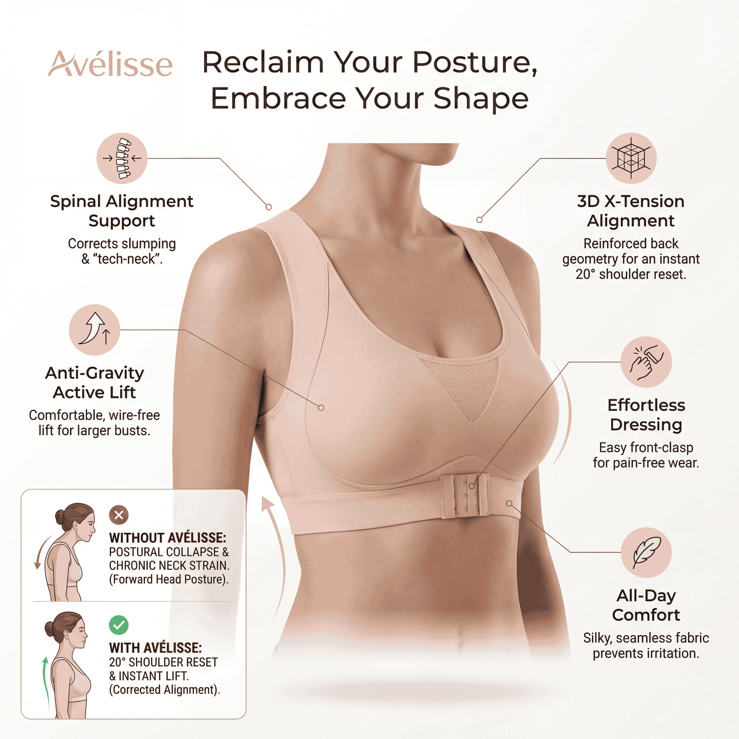 AVÉLISSE™ SMOOTHLIFT COMFORT BRA